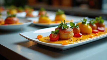 Hazy swirl drifts around amuse-bouche highlighting hazy mystique, hazy style fueling cinematic dining experiences that resonate with forward-thinking brands craving imaginative culinary content.