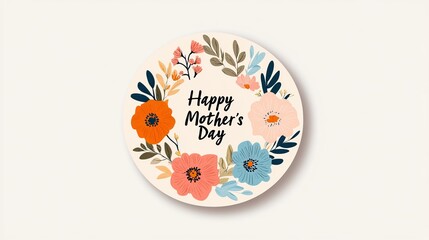 Beautiful Mother's Day Greeting Card &ndash; Soft Pastel Floral Background
