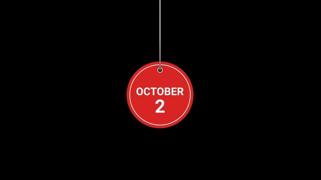 2 October Animated Tag
