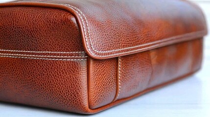 brown leather purse
