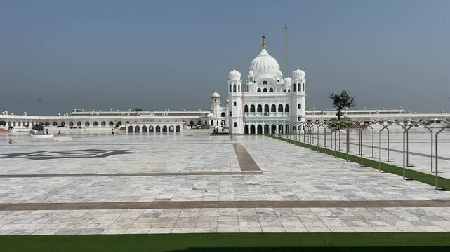 Gurdwara Sri Darbar Sahib, Kartarpur Narowal, Pakistan, Opened on 09 Nov 2019, also claimed to be the largest Gurdwara in the world and second holiest site of Sikh Religion.