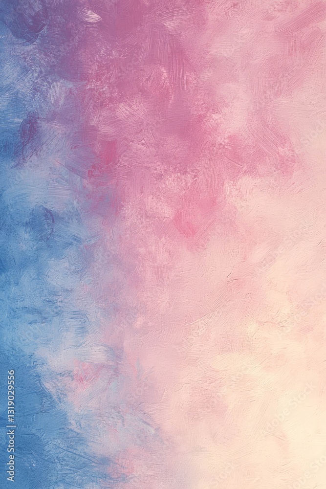 Wall mural vertical abstract pastel gradient background with smooth texture, perfect for text overlay.