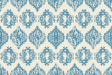 Motifs African boho paisley Floral Ikat seamless pattern embroidery border. Ethnic ikat floral Ethnic Indian Pattern Ikat pattern Ethnic Pattern.Border floral Aztec embroidery border seamless patterns