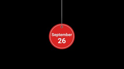 26 September Animated Tag