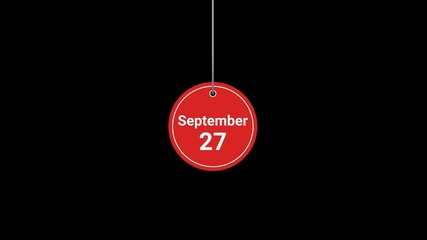27 September Animated Tag