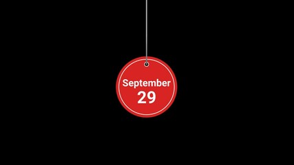 29 September Animated Tag