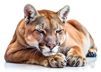 Obraz premium Puma Sleep Stretch Out - Dynamic Athletic Pose