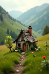 Tiniest house ever, Tilt Shift, Analogue photography