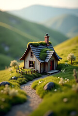 Tiniest house ever, Tilt Shift, Analogue photography