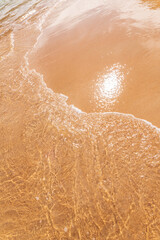 Fototapeta premium sand summer wave texture ocean sea