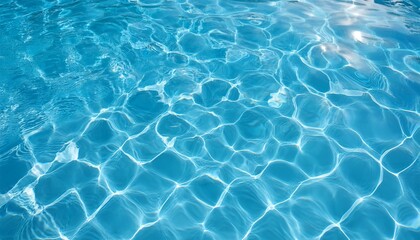 Obraz premium Photo of a seamless texture of crystal-clear pool water 