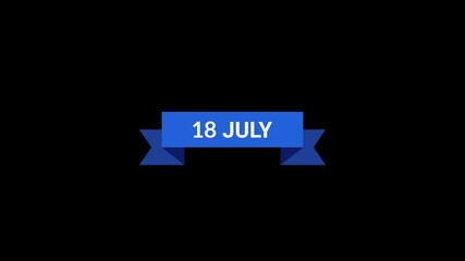 18 July Ribbon Animation
