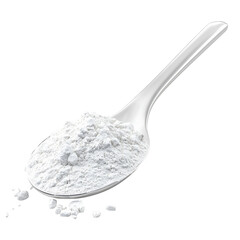 powder cartoon isolated on white background full depth of field 