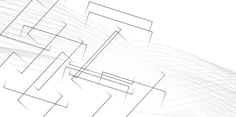 Abstract white background of intersecting triangles in black colors. black and white vector futuristic tech glow and shinning line simple modern abstract background. Abstract black with white lines,