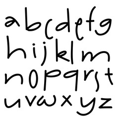 Alphabet Design Art Vector Signature