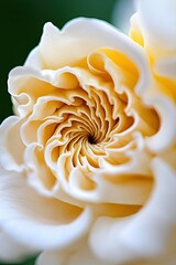 A flower in the shape of a spiral, made up of petals . 