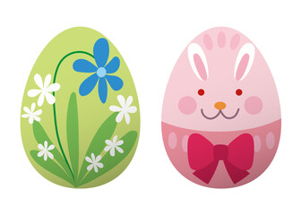 イースターエッグのイラストセット03