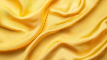 Fototapeta premium Abstract Yellow Satin Fabric Texture