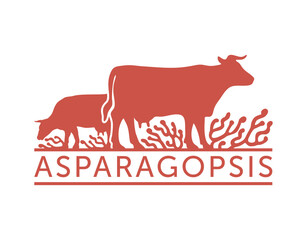 Asparagopsis emblem - ingredient for reduce methane emissions