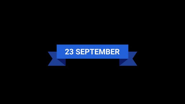23 September Ribbon Animation