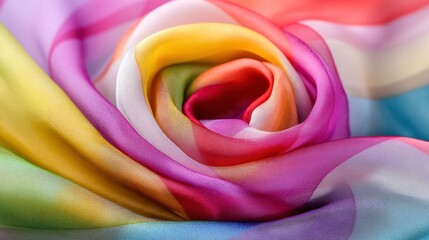 Trendy Scarf with Vibrant Patterns and Colors