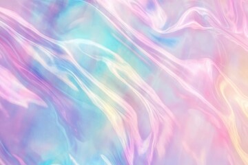 Obraz premium Seamless gradient of holographic pastel pink purple blue with soft pearlescent glow