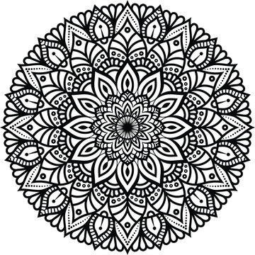 Coloring mandala