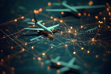 Airplane Network and Global Travel Connections