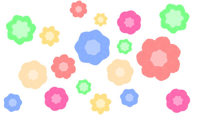 seamless pattern with colorful ink splashes