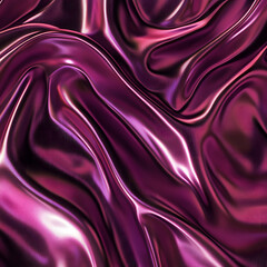 Obraz premium Luxurious Deep Purple Silk Drape Elegant Fabric Texture Background