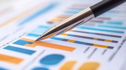 Fototapeta premium Detailed Analysis of Data Insights and Visualization Techniques