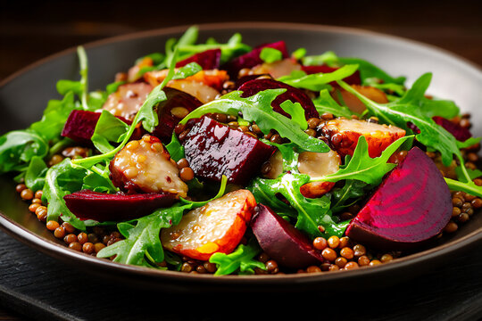  lentil beet salad