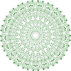Beautiful flower art and mandala vector design