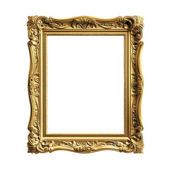 picture frame cartoon isolated on white background full depth of field 