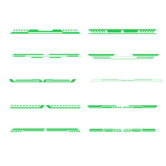 Modern Footer Futuristic