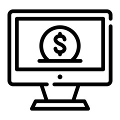 online donation line icon