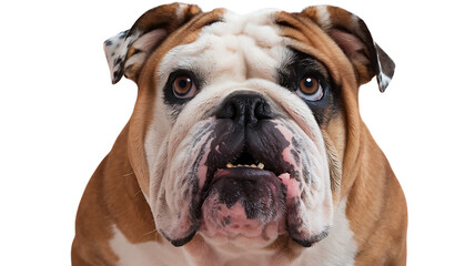 Fototapeta premium surprised bulldog