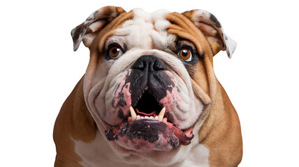 Obraz premium surprised bulldog