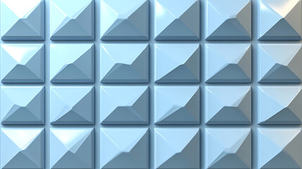 Abstract light blue geometric pattern, textured squares, 3D design