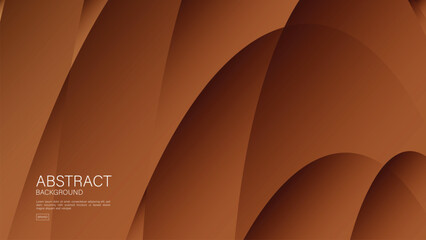Brown abstract background, wave graphic, Geometric vector, Minimal Texture, web background, Brown cover design, flyer template, banner, wall decoration, wallpaper, Brown background vector