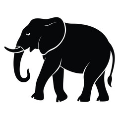 Fototapeta premium elephant vector illustration