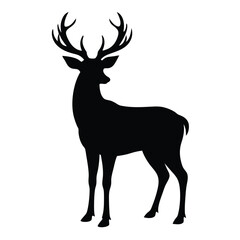 Fototapeta premium deer silhouette vector