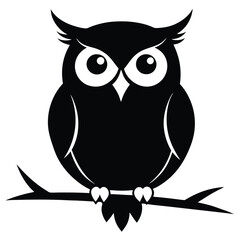 Fototapeta premium owl on a branch