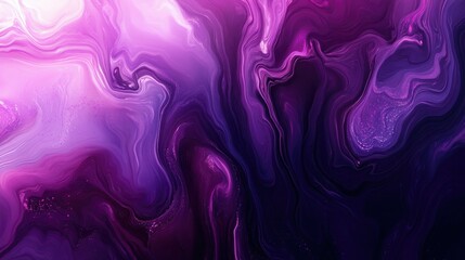 Fototapeta premium Purple liquid abstract background with vibrant lighting and digital fluid shapes