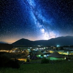 夜空の風景