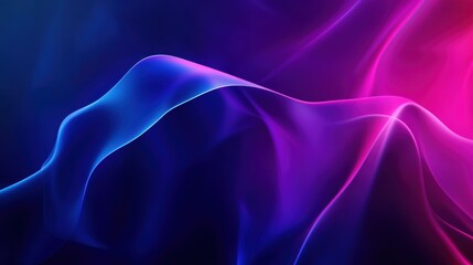 Futuristic electric blue, magenta, and purple color transition with glowing digital effect