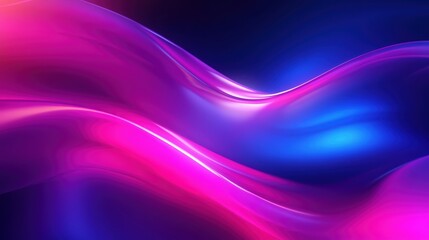 Fototapeta premium Futuristic electric blue, magenta, and purple color transition with glowing digital effect