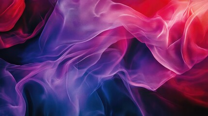 Obraz premium Dark abstract fabric folds with deep shadows and smooth, elegant textures