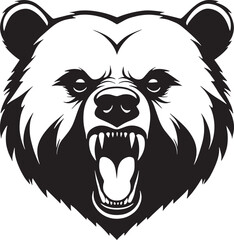 Bear Head - Vector Illustration