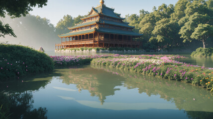 Naklejka premium temple of heaven